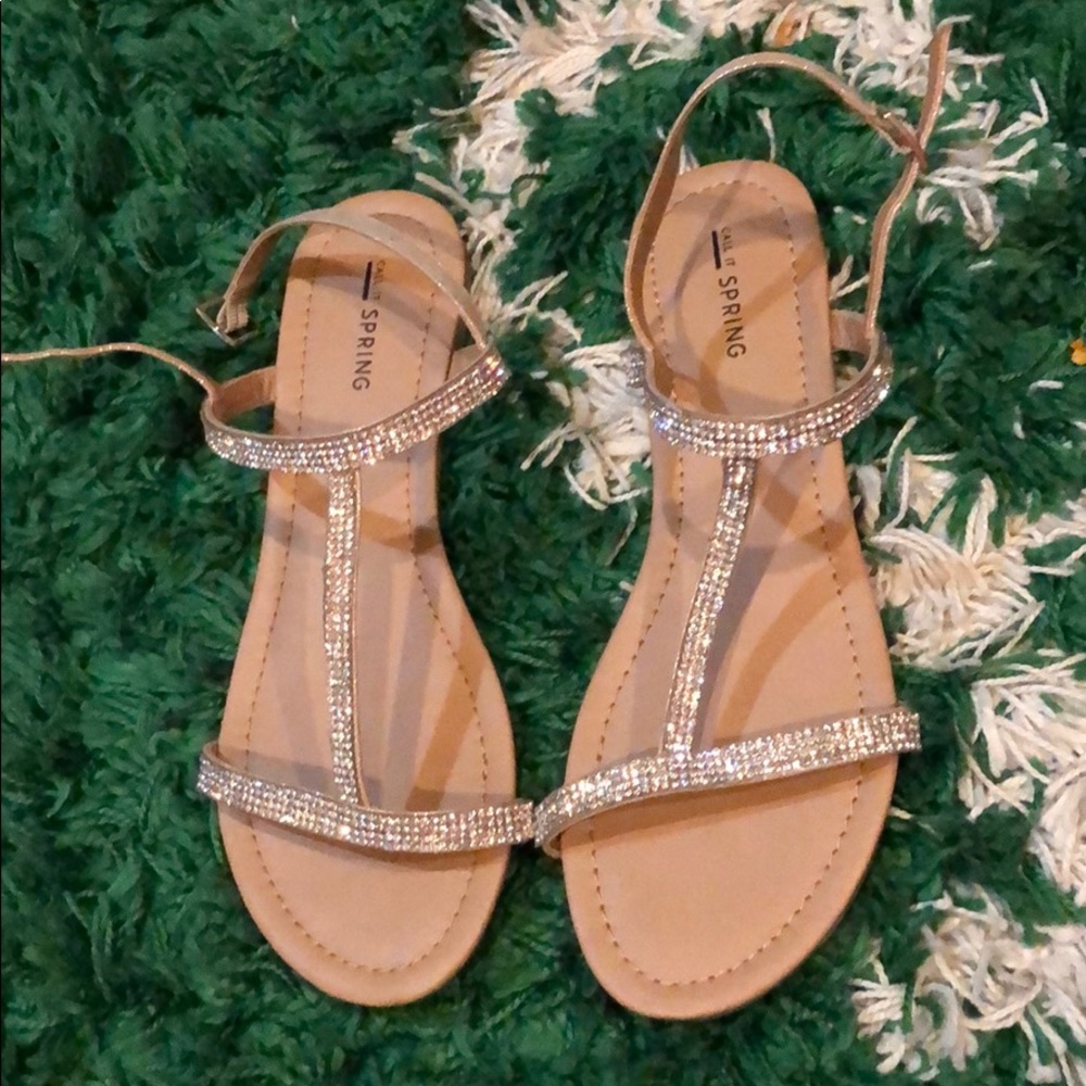 Rhinestone sandals